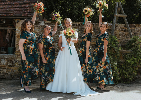 Bright and Beautiful Home-Grown Wedding